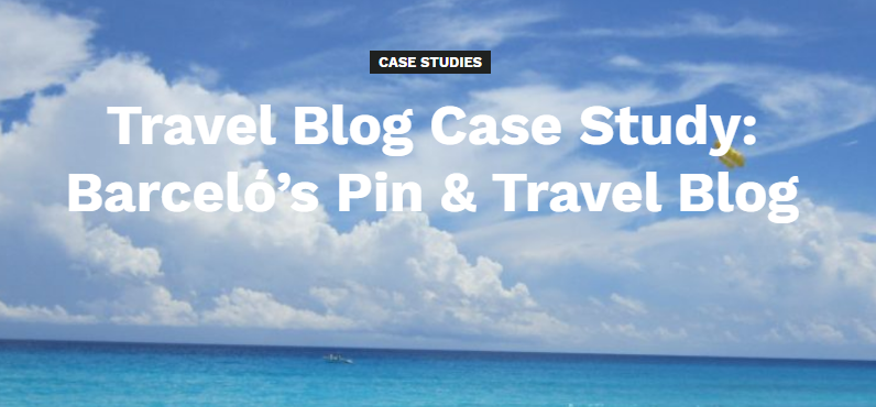 Travel Blog Case Study (Web Story)