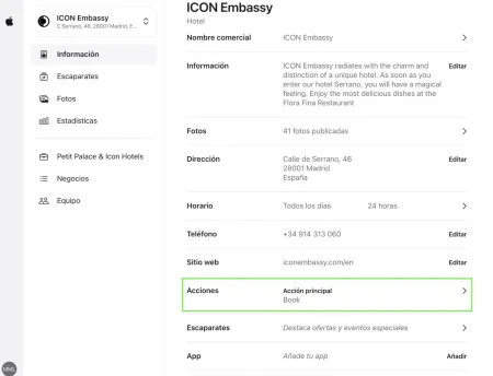 Apple Business Connect new book action 1