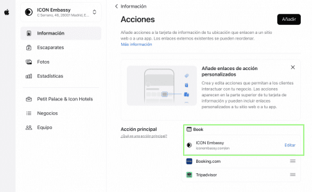 Apple Business Connect new book action 2